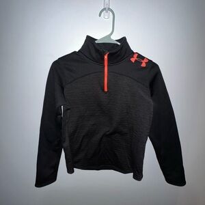 Under Armour Black Pullover with Red Trim